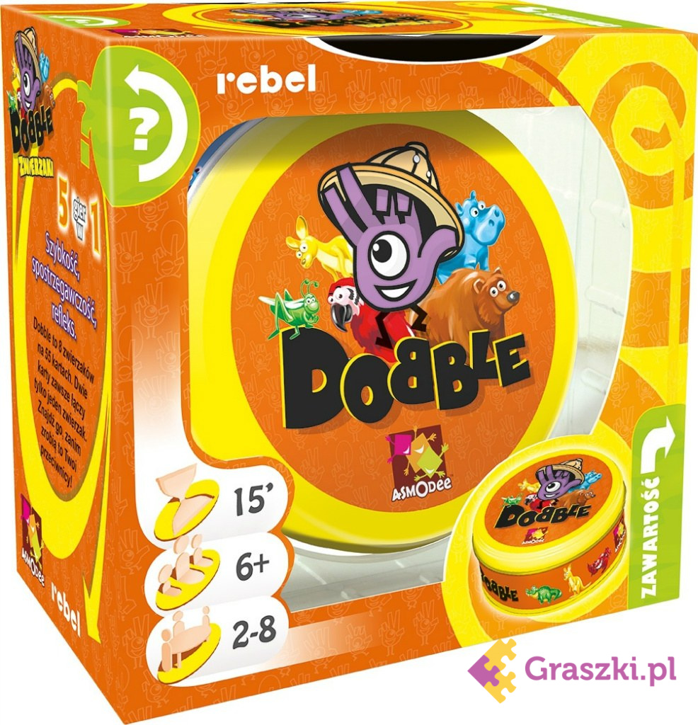Dobble Zwierzaki | Rebel